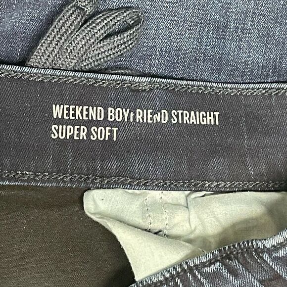 Torrid Dark Moon Boyfriend Straight Weekend Pull-On Jeans - Picture 5 of 9